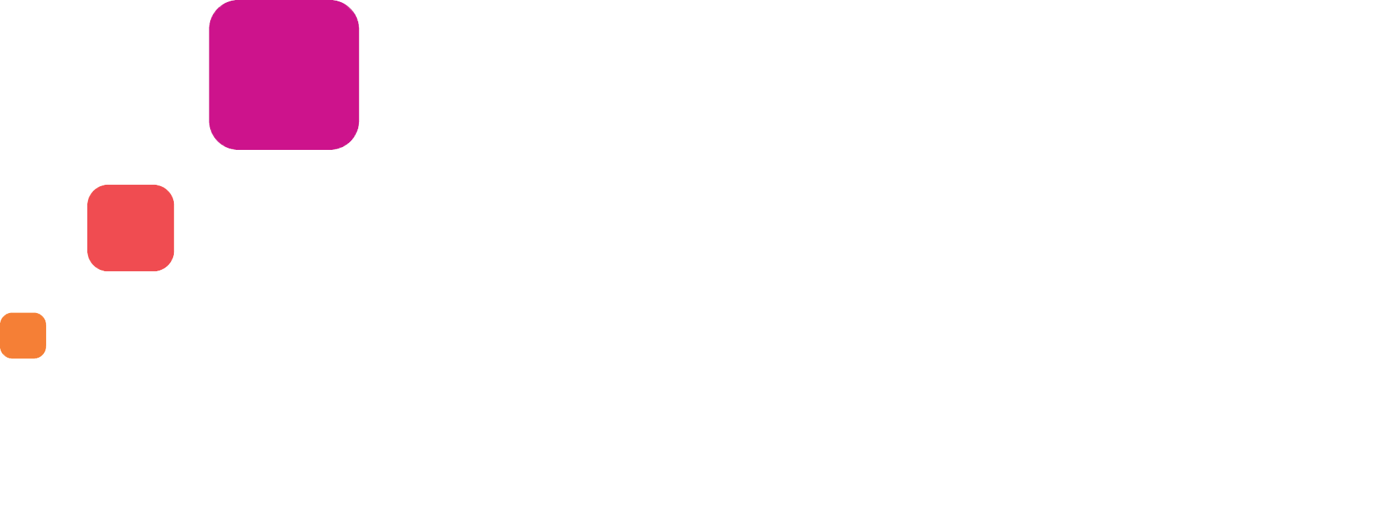 Clearview Group logo CMYK - White Text PNG